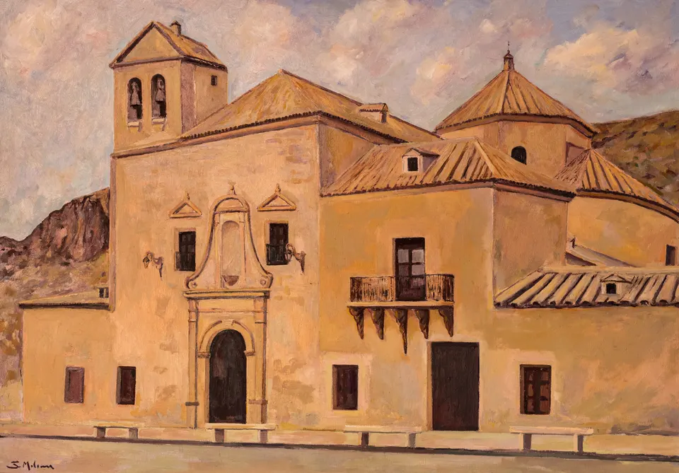 The church facade