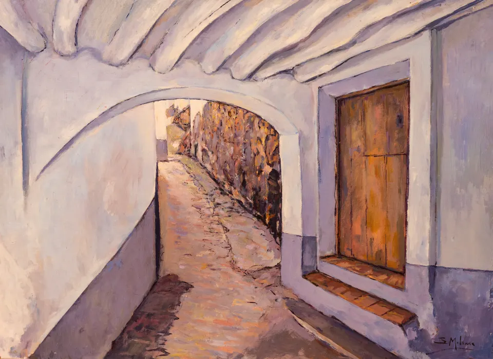 Alley under the arch
