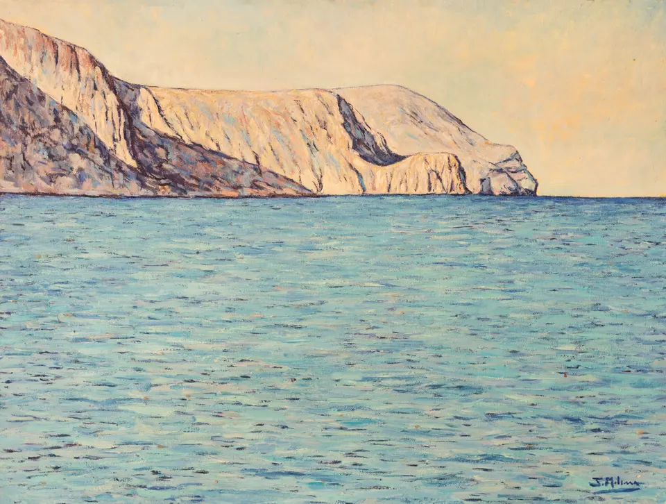 Cliff above the sea