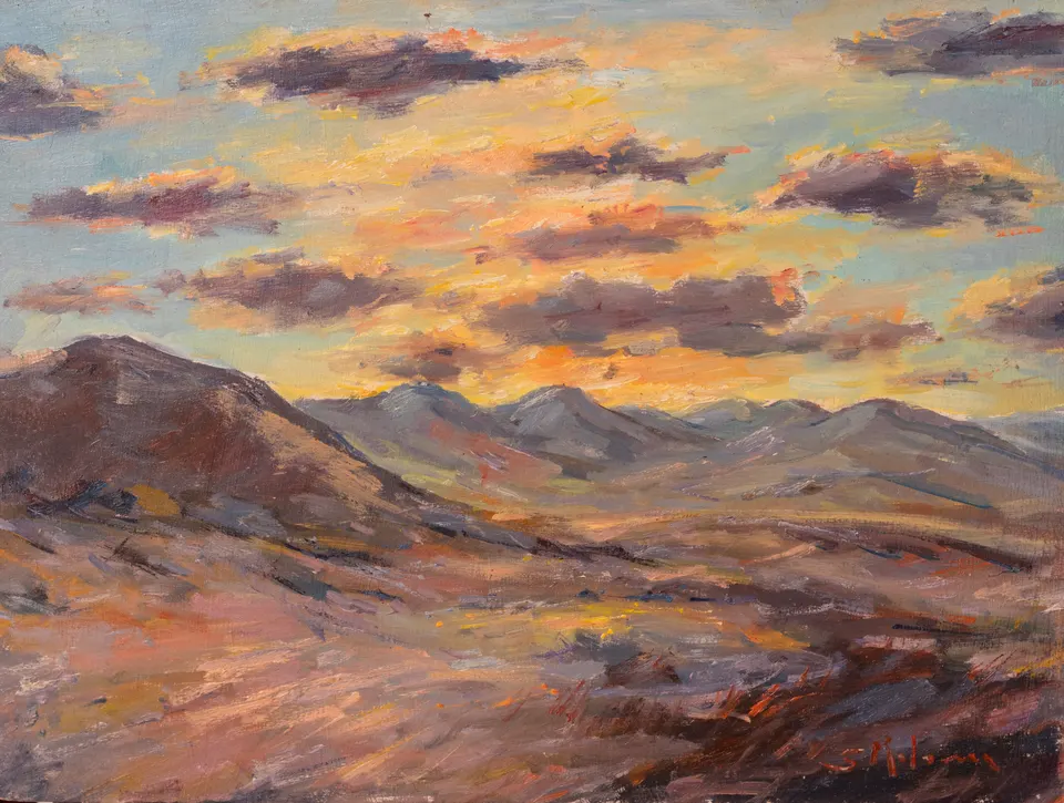 Clouds over the hills