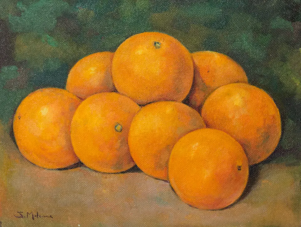 Pile of oranges