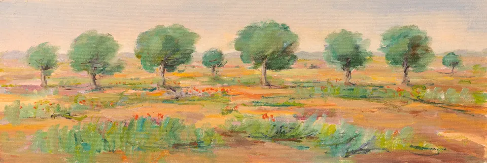 Row of trees