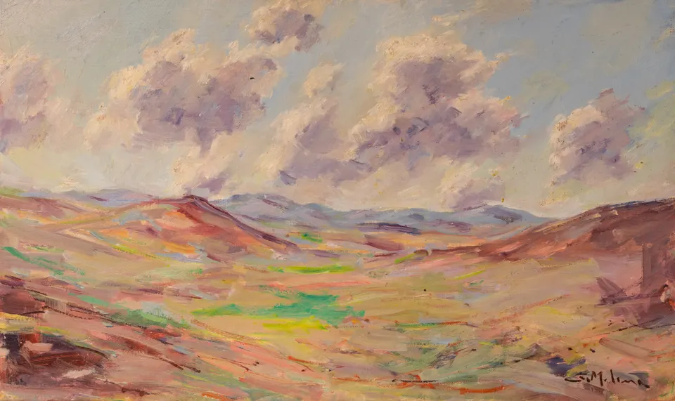 Hills beneath the clouds