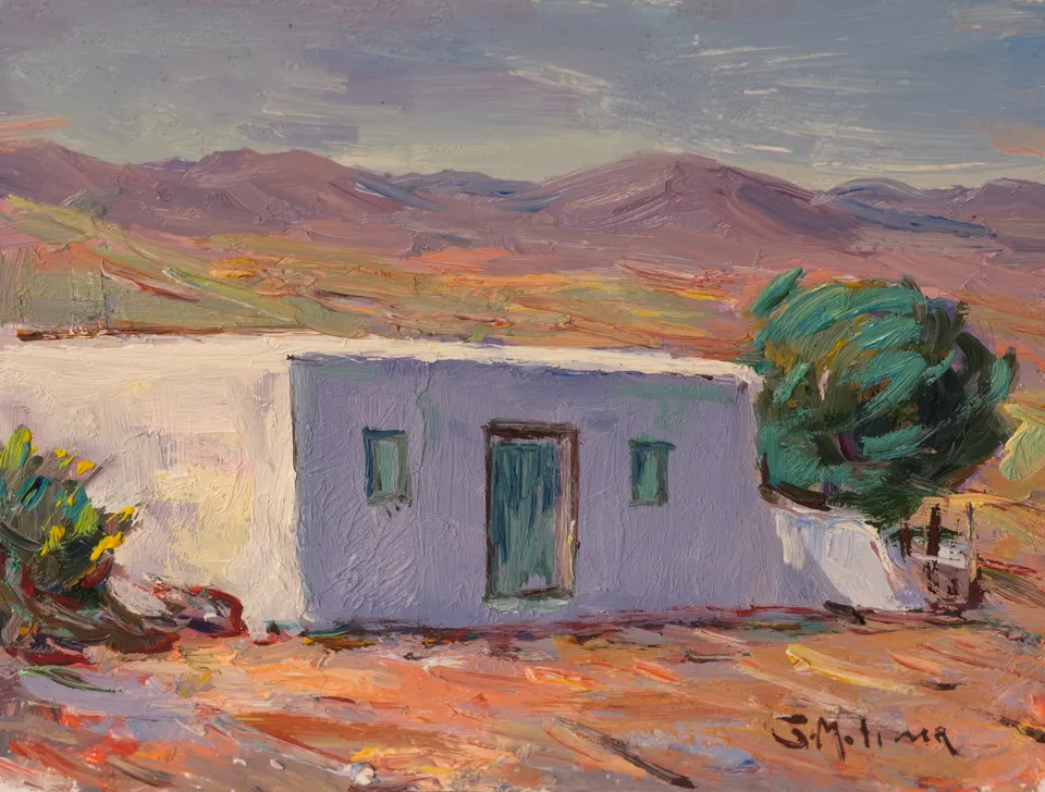 House with green doors