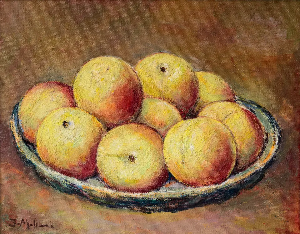Dish of yellow fruit